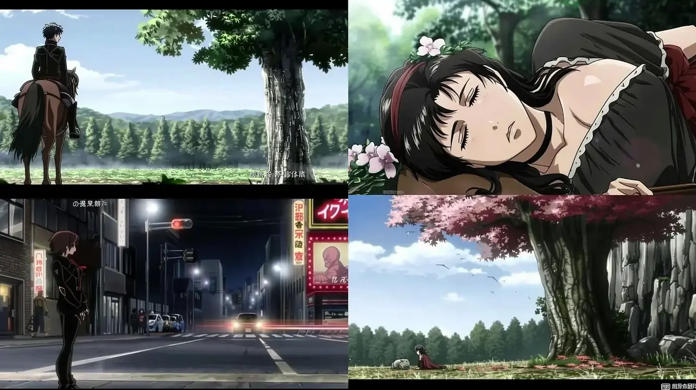 Cinematic and Lush Visual Storytelling with a Blend of Nature and Urban Scenes - Midjourney sref style