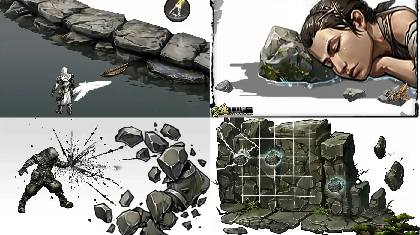 Stylized Realism with Consistent Textural Elements - Midjourney sref style