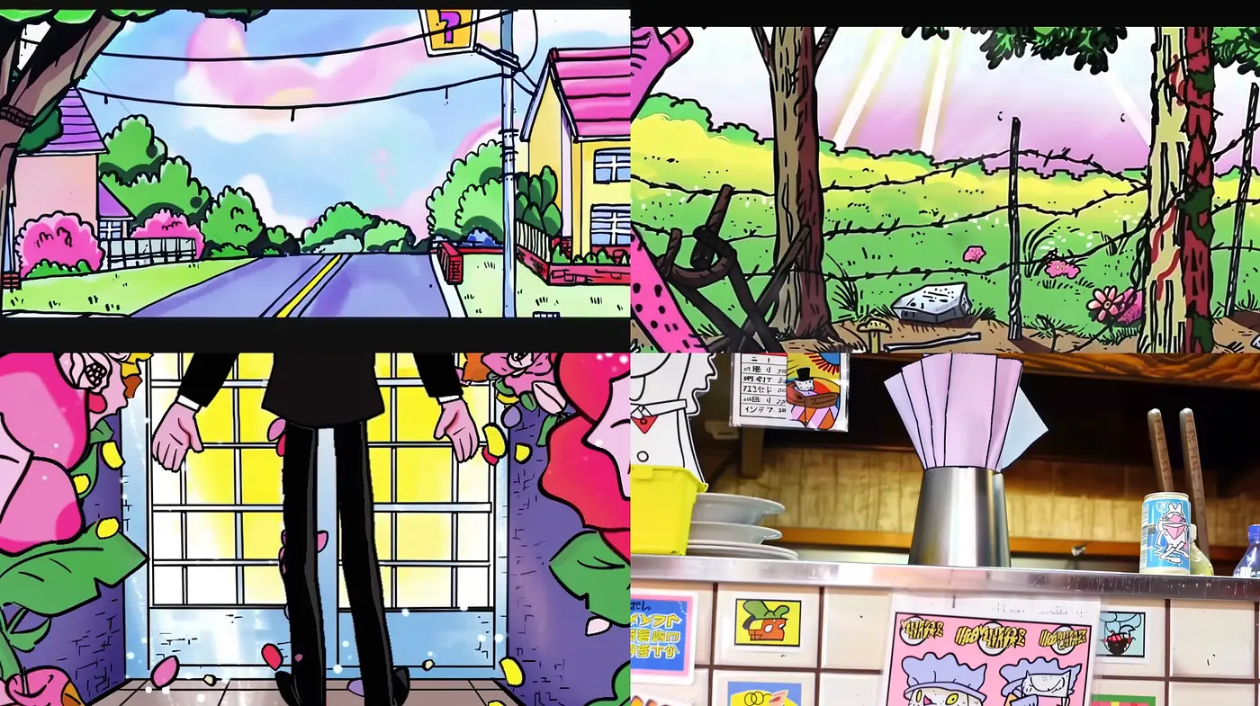 Vibrant Cartoon Illustration with a Whimsical Essence - Midjourney sref style