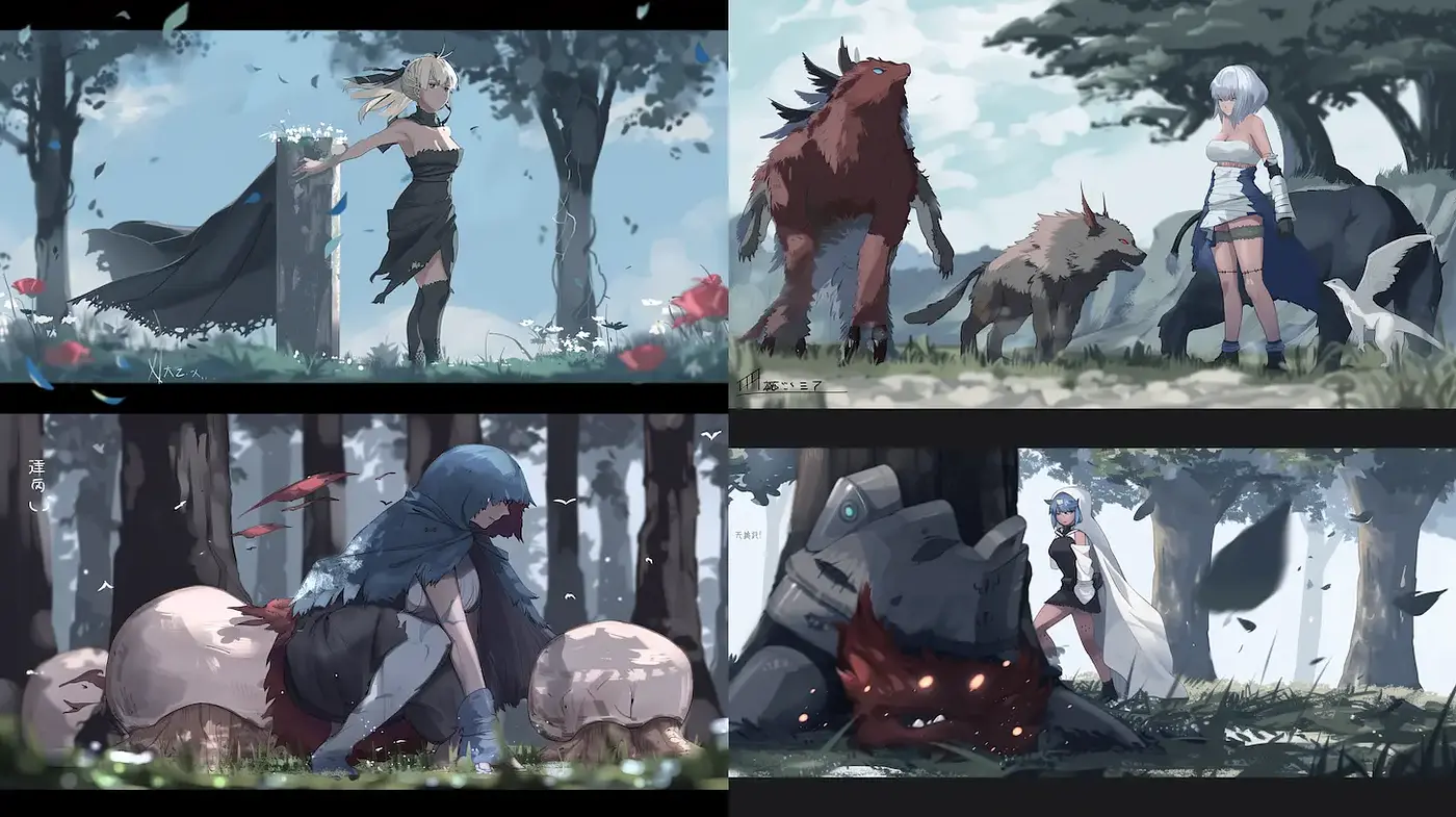 Fantasy-Inspired Illustrations with a Dreamlike Aesthetic - Midjourney sref style