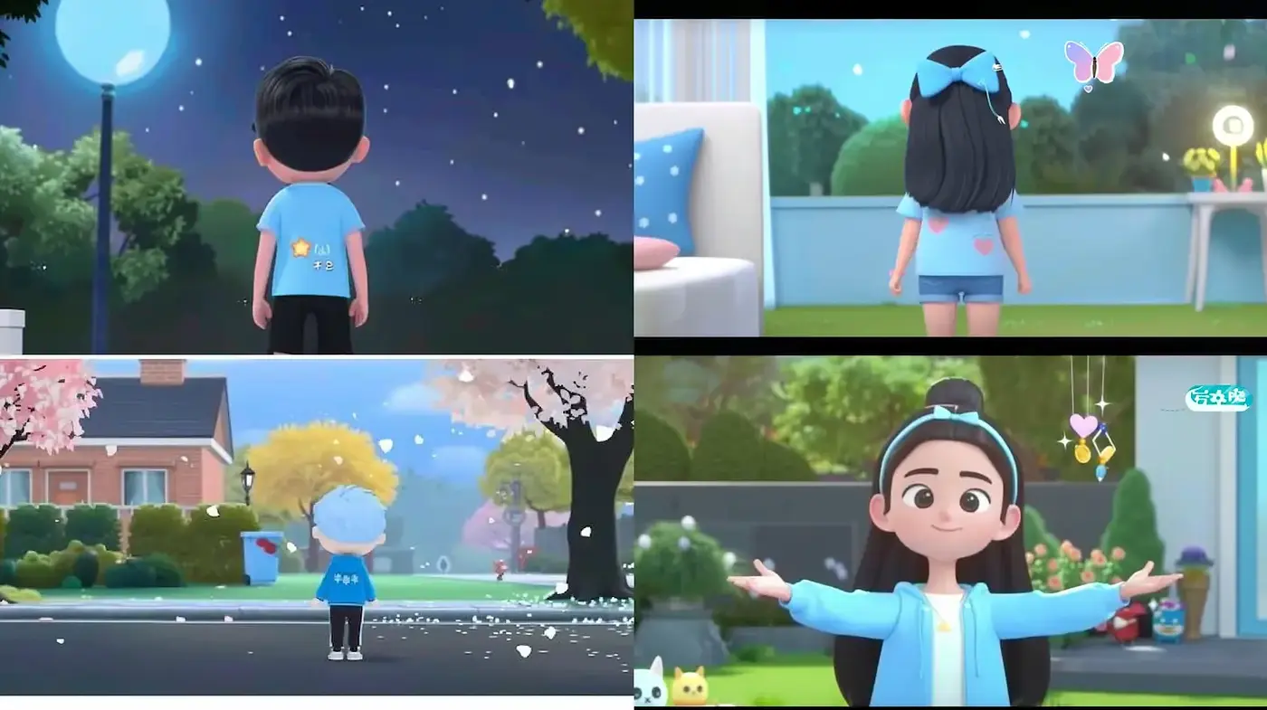 Whimsical and Playful Animated Aesthetic with Soft Touchable Textures - Midjourney sref style