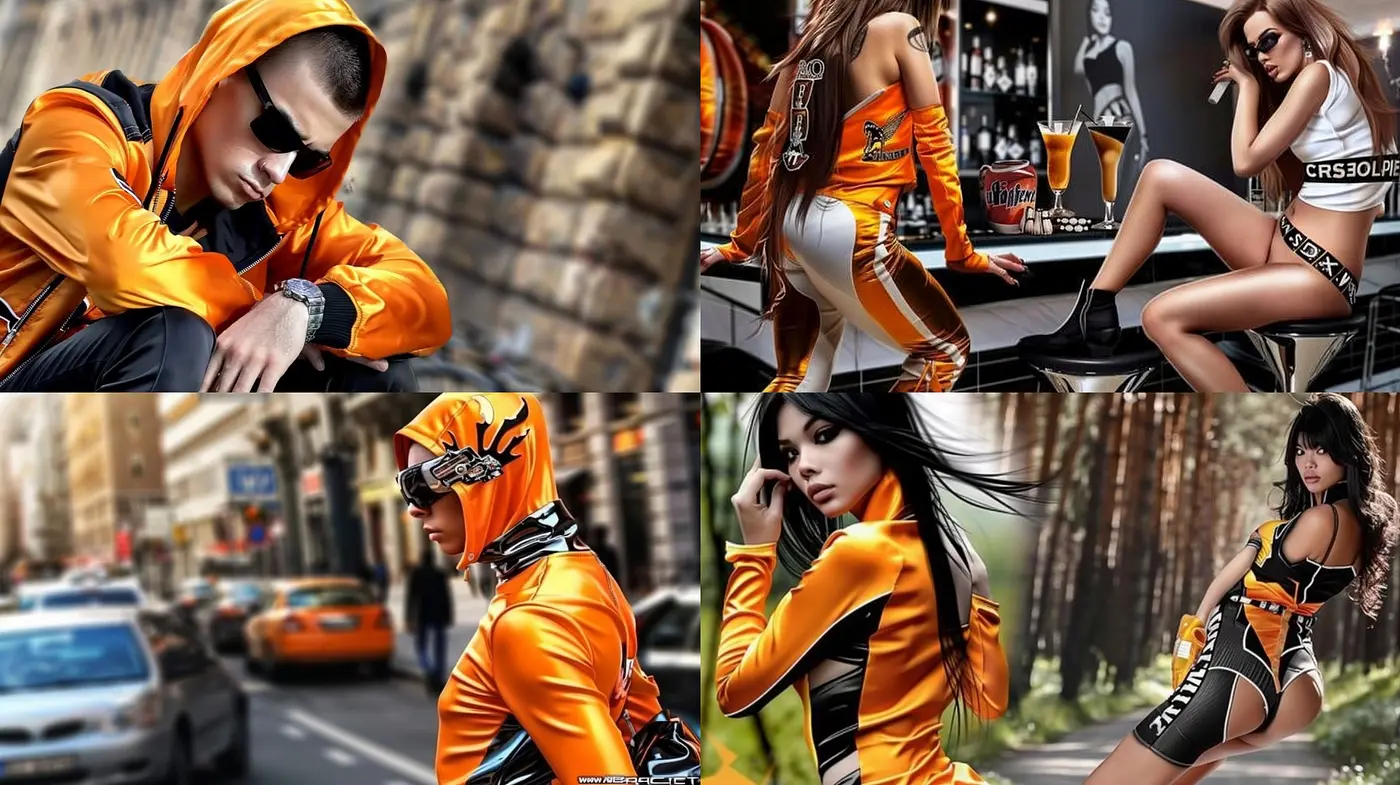 Consistent Hyper-Realistic Urban Elegance with a Surreal Twist - Midjourney sref style