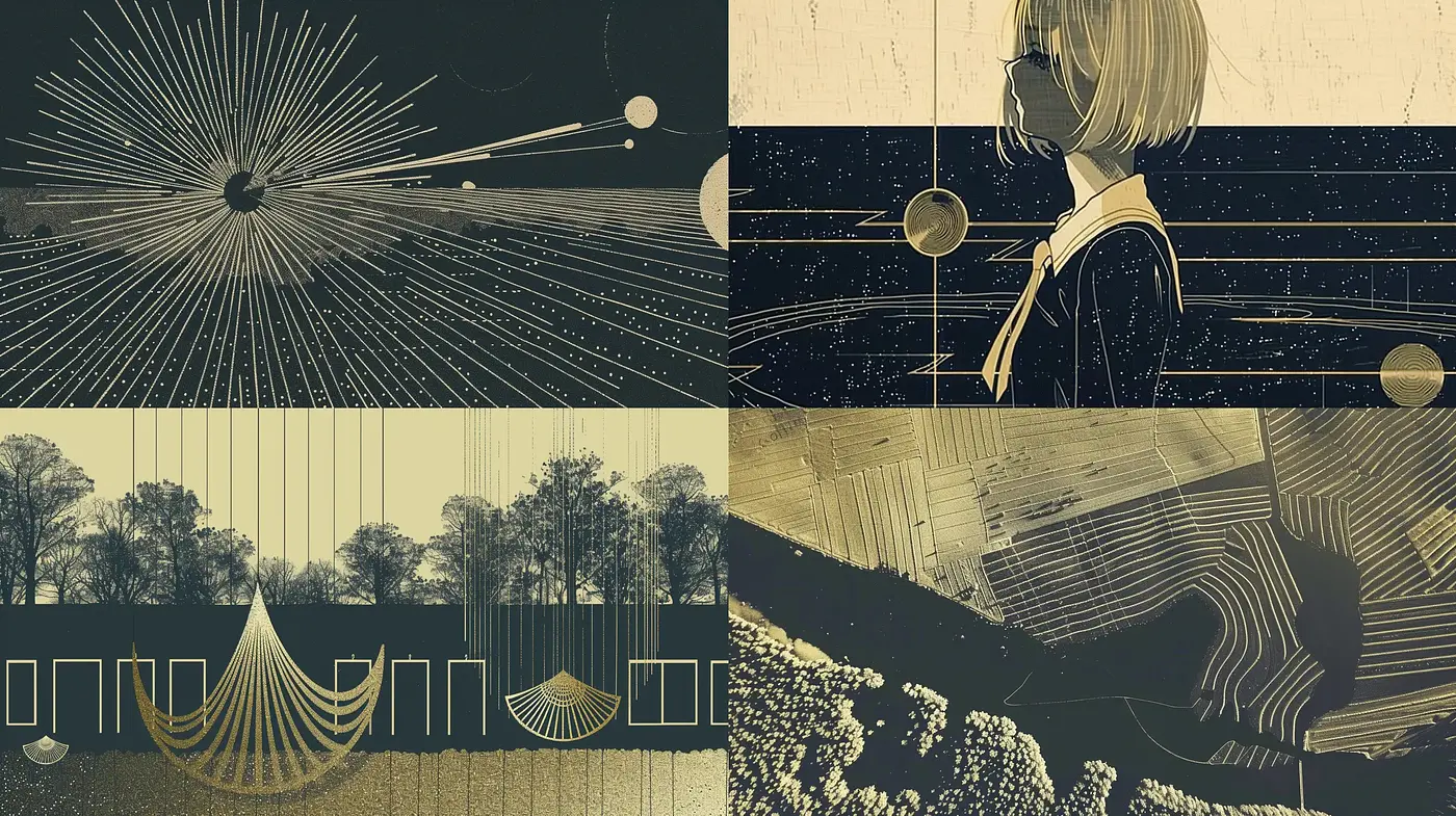 Stellar Nostalgic Symphony in Sepia Tones - Midjourney sref style