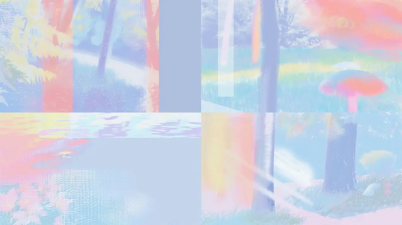 Surreal Dreamscapes with Ethereal Chromatic Aberrations - Midjourney sref style