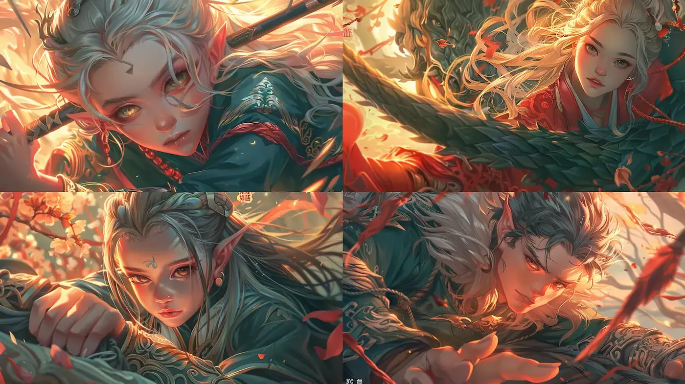 Elusive Fantasy Realism with Ethereal Glow and Rich Detailing - Midjourney sref style