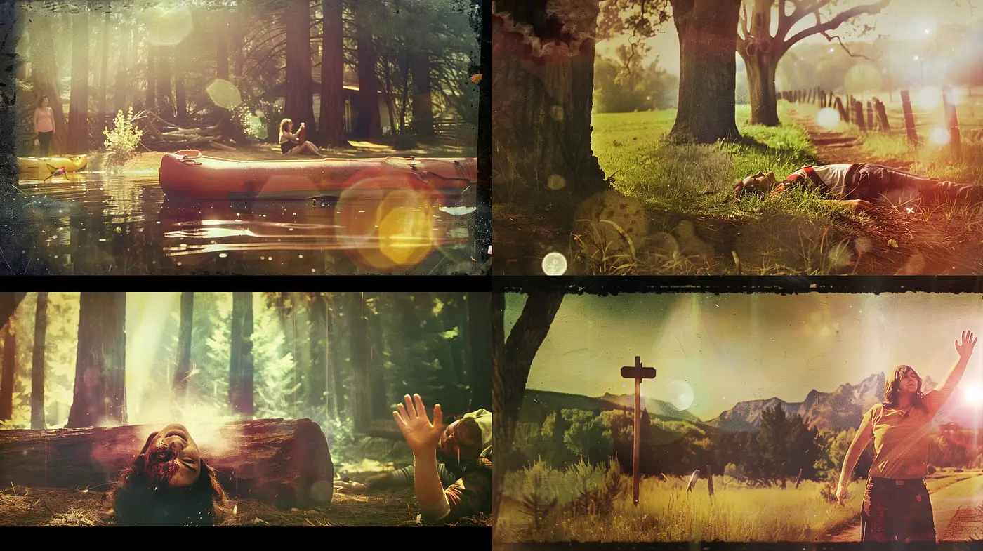 Luminescent Nostalgia in Sepia - A Stylized Homage to Vintage Photography and Sunlit Memories - Midjourney sref style