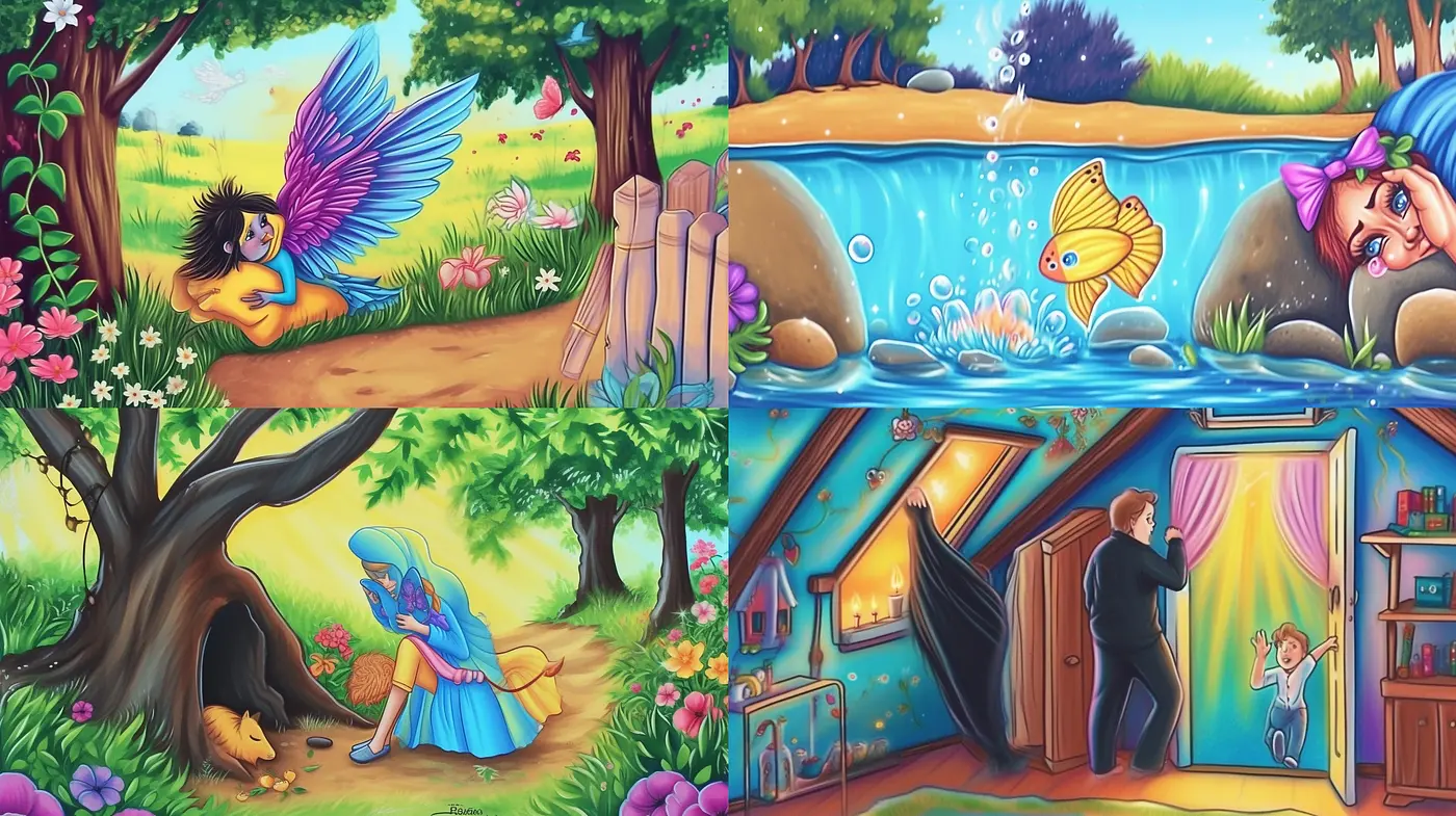 Vibrant Enchanted Realms: A Fantastical Journey Through Luminous Colors and Whimsical Artistry - Midjourney sref style