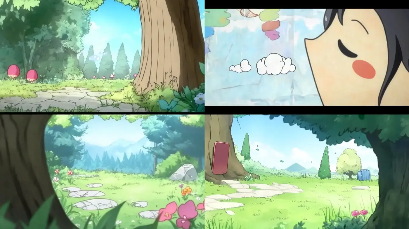 Enchanting Anime-Inspired Pastoral Vistas - Midjourney sref style