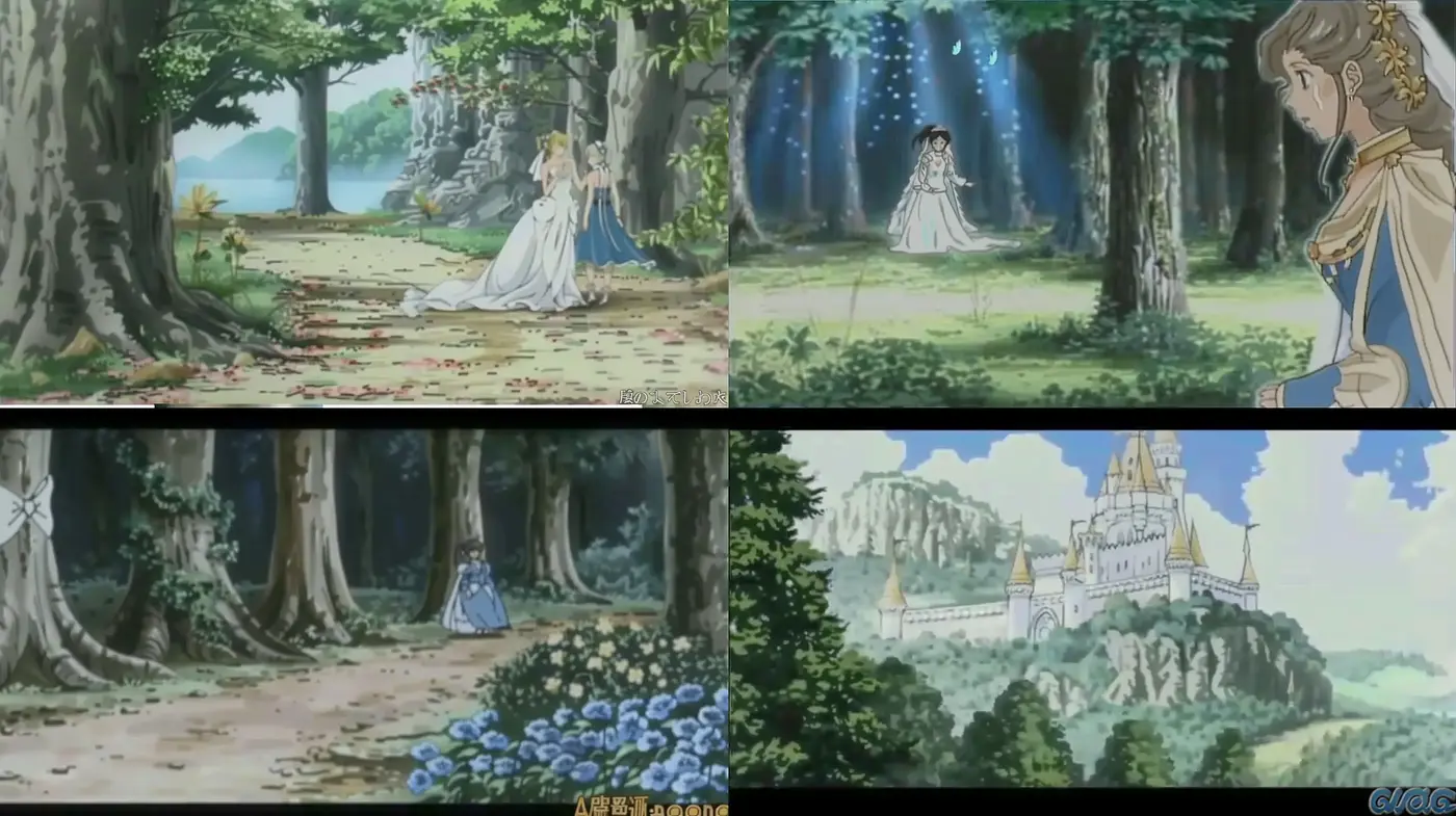Enchanted Forest Amble: A Consistent Exploration of Anime-inspired Environments - Midjourney sref style
