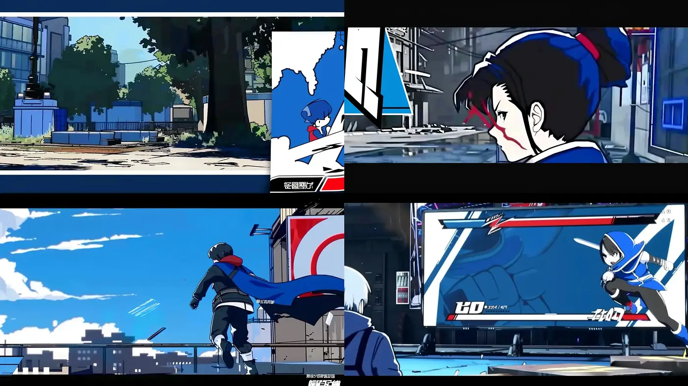 Vibrant Futuristic Anime-Inspired Illustration Series - Midjourney sref style