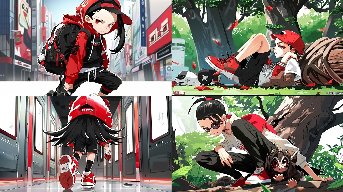 Vibrant Anime-Inspired Urban Adventures - Midjourney sref style
