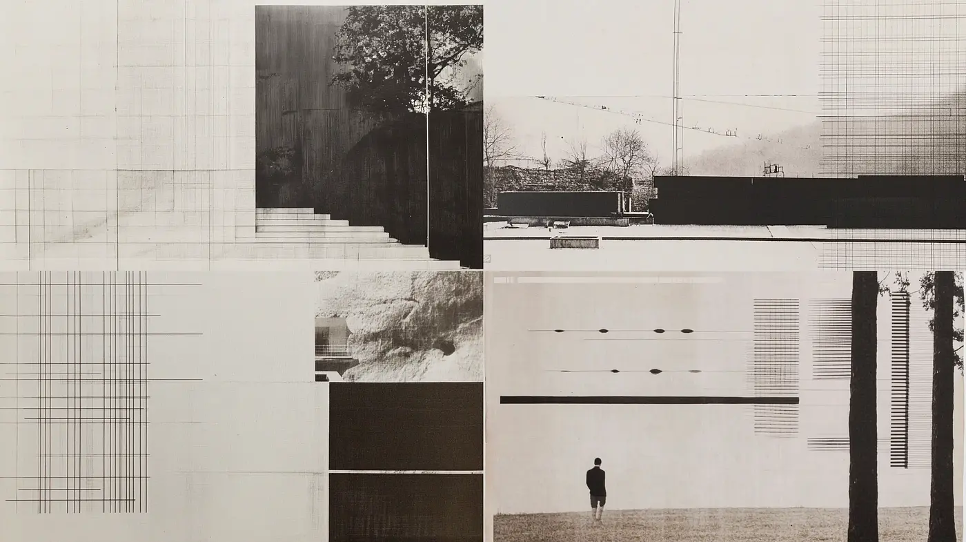 Monochromatic Serenity: A Homage to Minimalism and Architectural Abstraction - Midjourney sref style