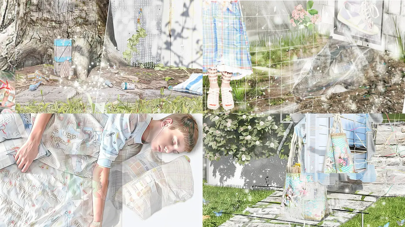 Ethereal Daydreams in Pastel: A Serene Digital Watercolor Series - Midjourney sref style