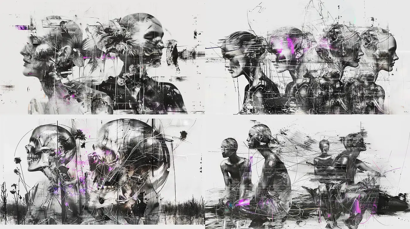 Ethereal and Intricate Composition with a Futuristic Edge - Midjourney sref style
