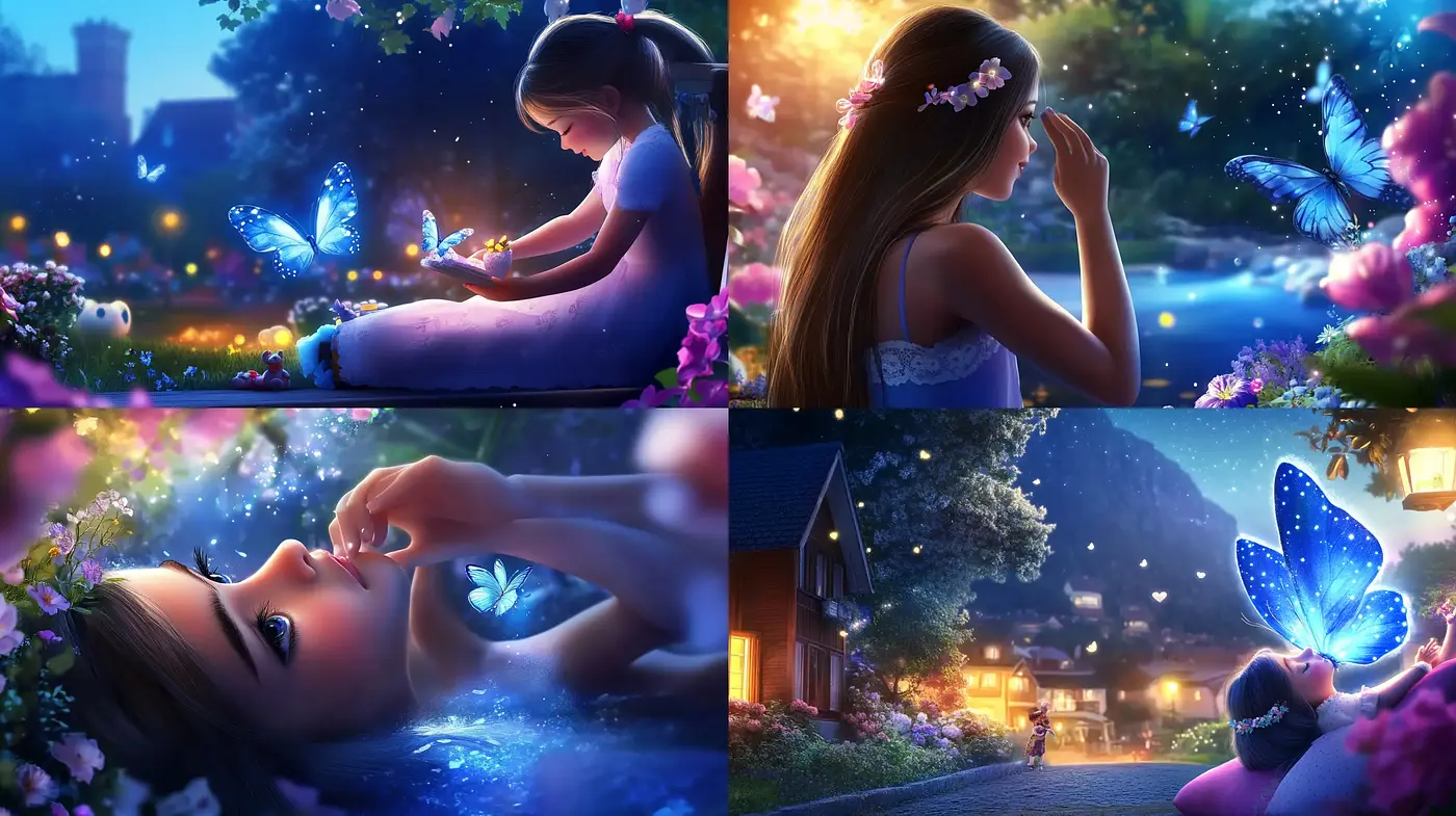 Enchanted Twilight: A Whimsical Journey Through Luminous Dreamscape - Midjourney sref style
