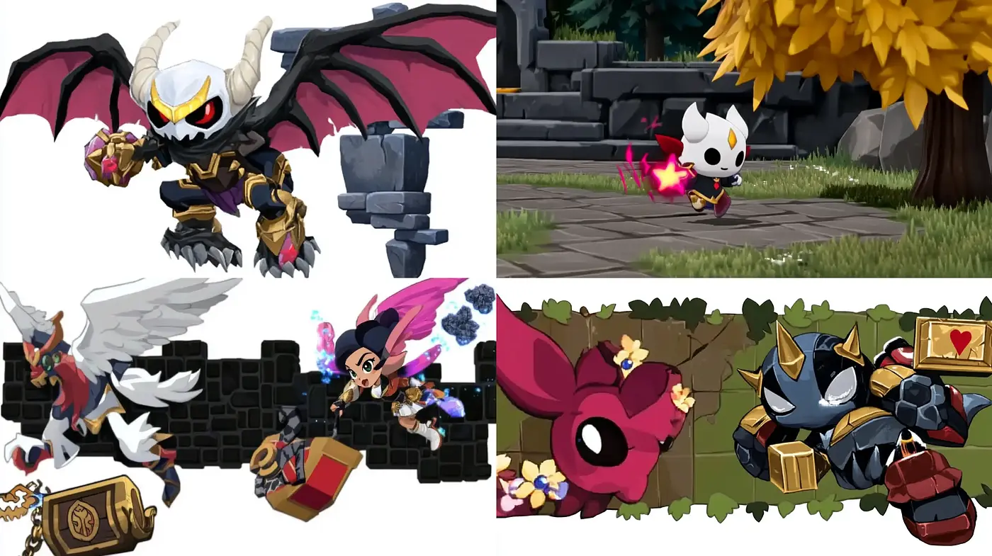 Consistent Cartoonish Fantasy with a Vibrant Anime Essence - Midjourney sref style