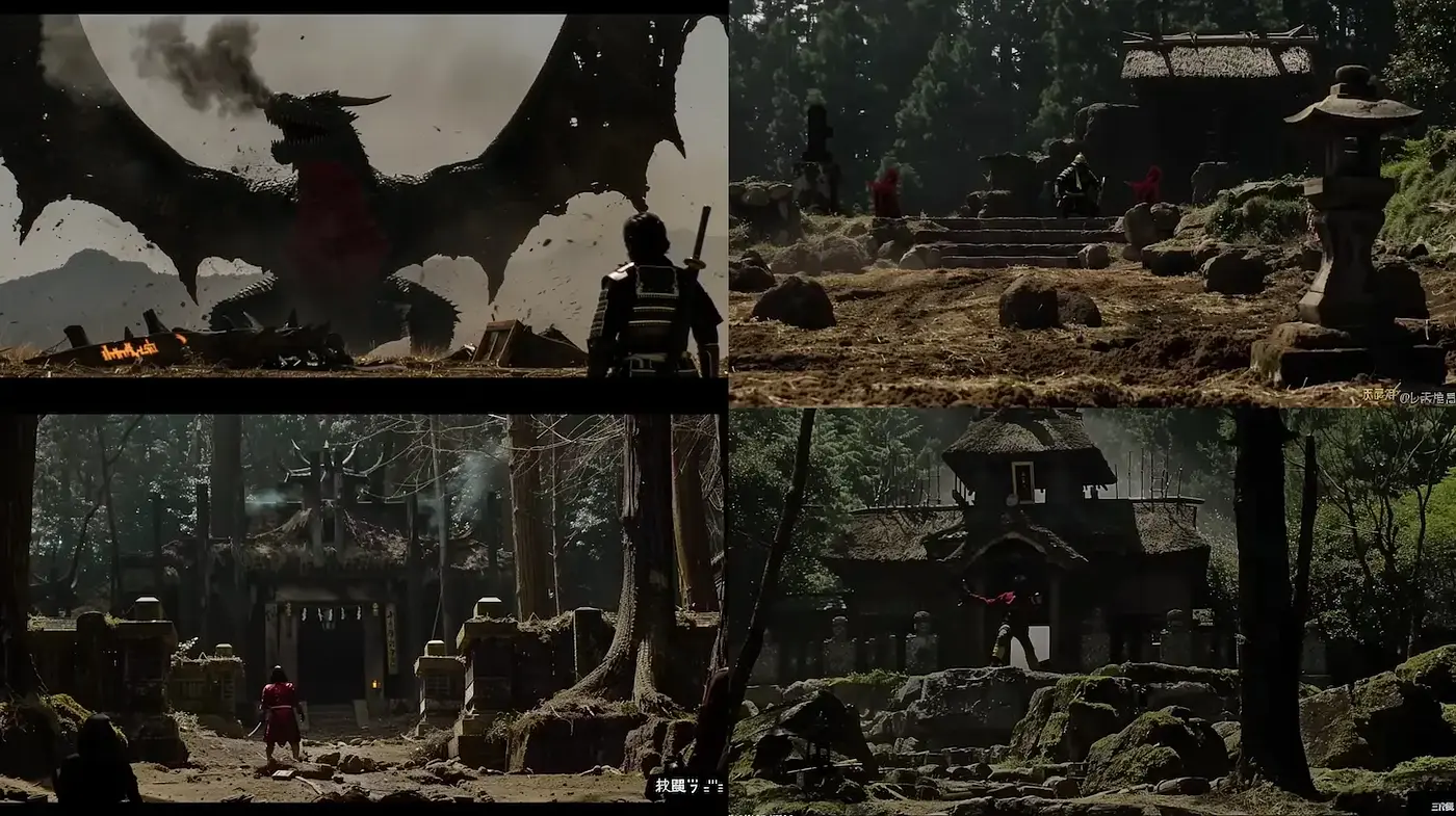 Epic Fantasy Landscape with Cinematic Depth and Rich Texture - Midjourney sref style