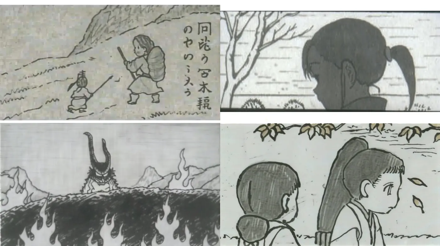 Monochromatic Ink Sketches with a Consistent Manga-Inspired Line Work - Midjourney sref style