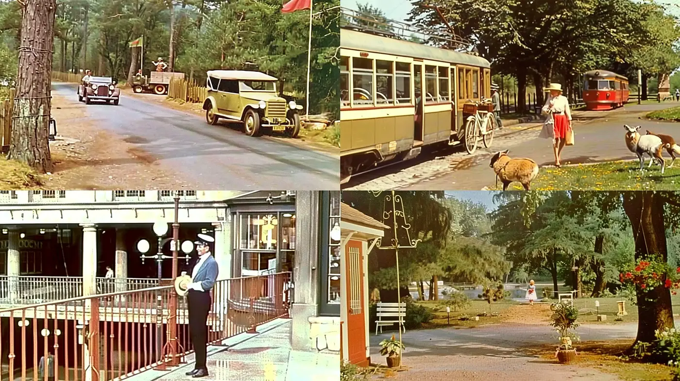Nostalgic Postcard Hues: A Harmonious Blend of Vintage Tranquility - Midjourney sref style