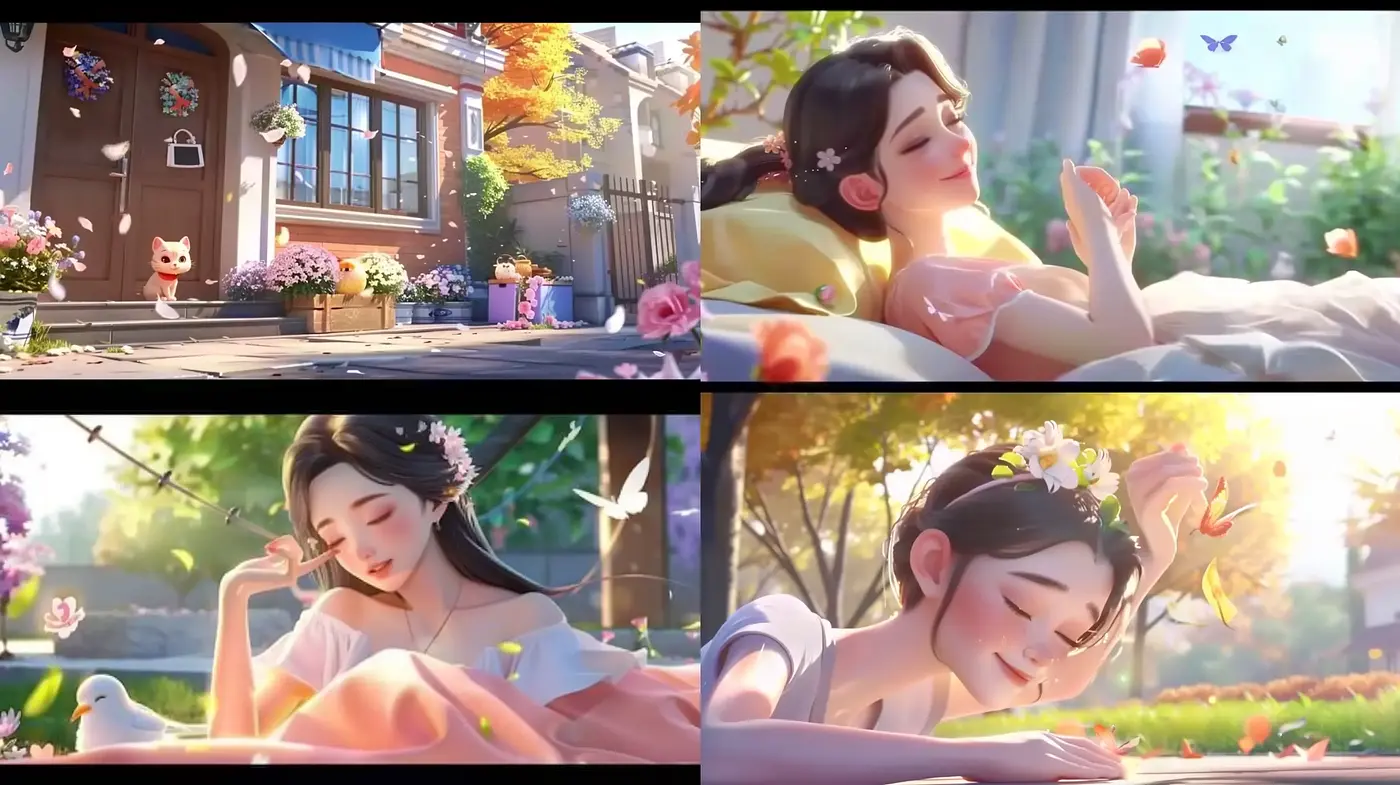 Luminous Serenity: A Harmonious Blend of Light and Nature in Digital Artistry - Midjourney sref style