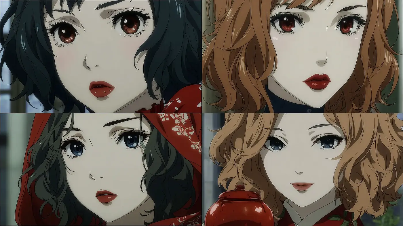 Elegant and Atmospheric Portraits with Diverse Textures and Colors - Midjourney sref style