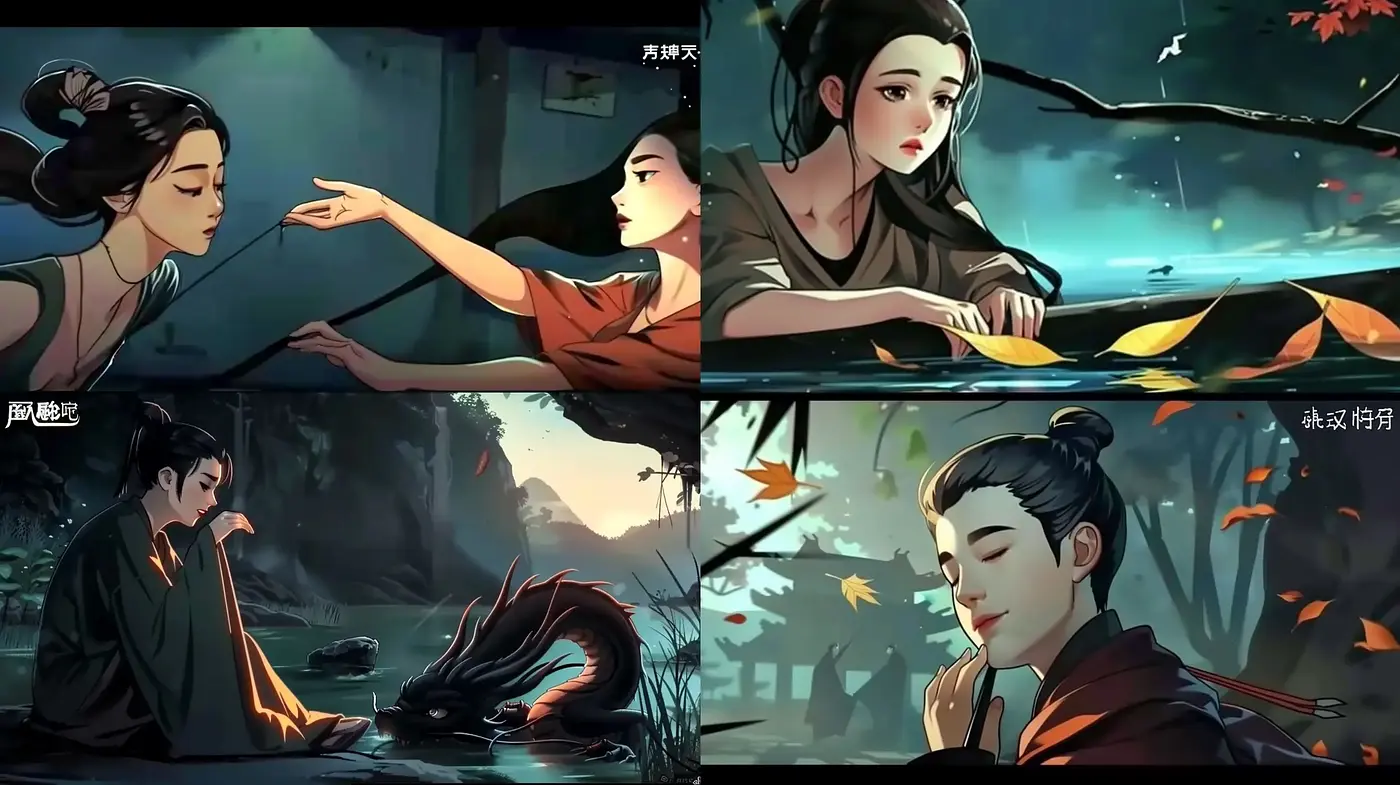 Harmonious Oriental Elegance: A Consistent Serenity in Brush Strokes - Midjourney sref style