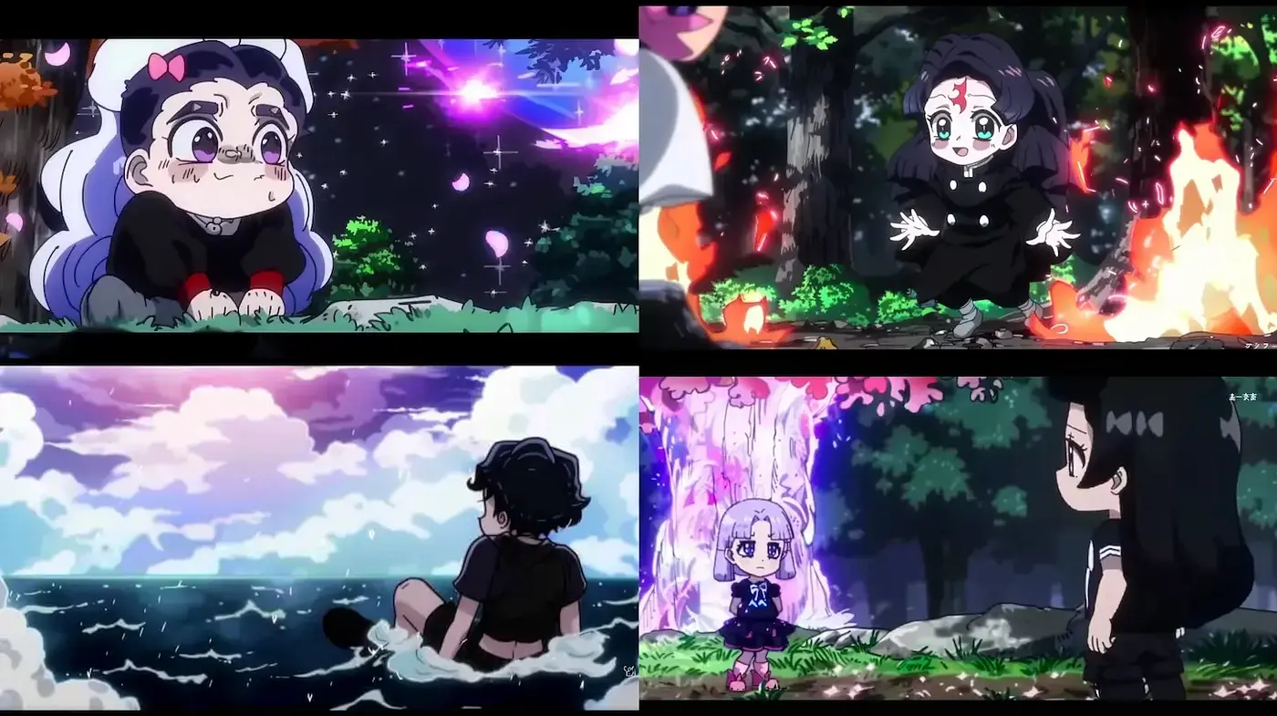 Whimsical and Enchanting Anime Aesthetic with a Mystical Touch - Midjourney sref style