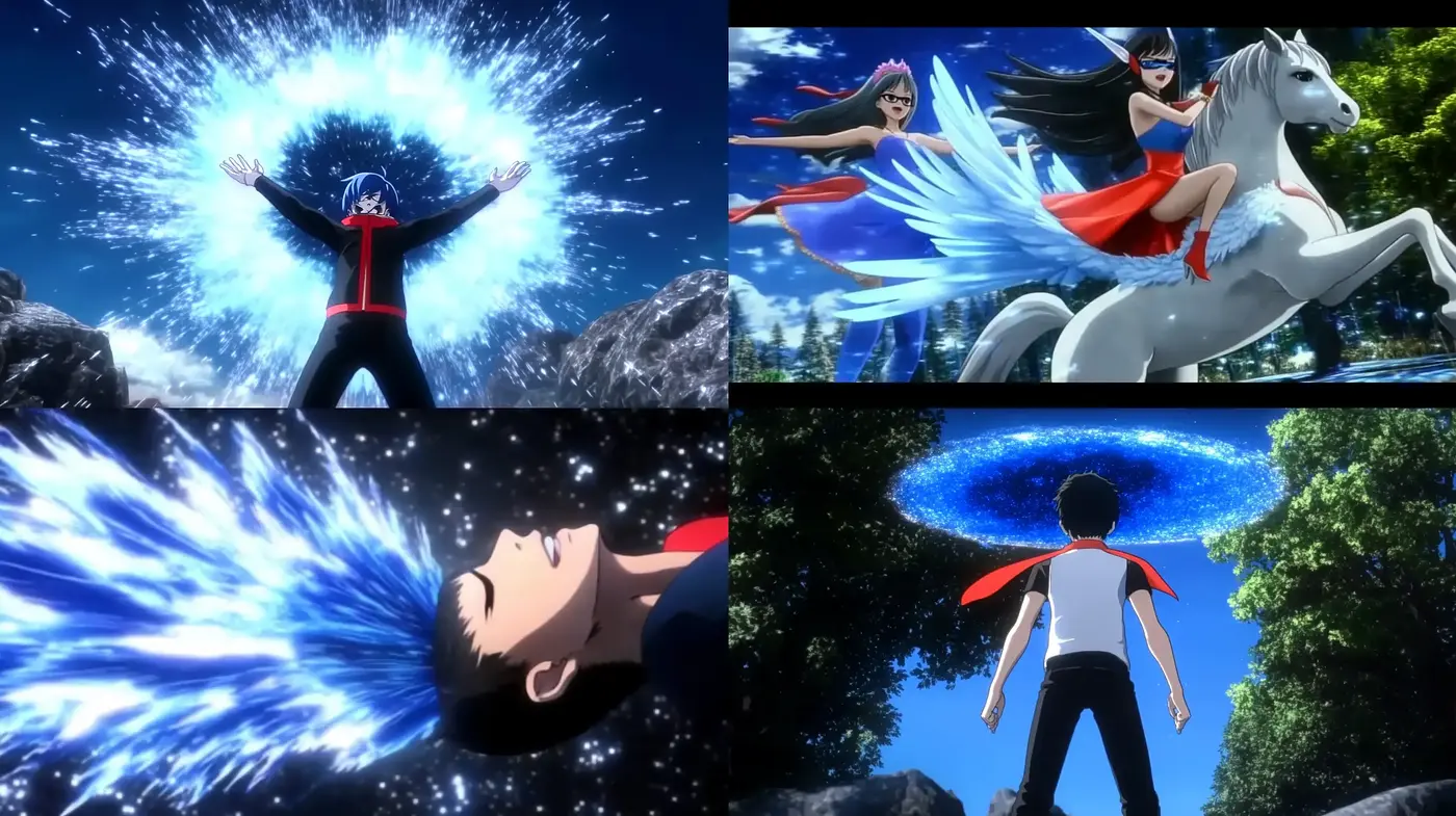Dynamic Anime-Inspired Visual Energy - Midjourney sref style