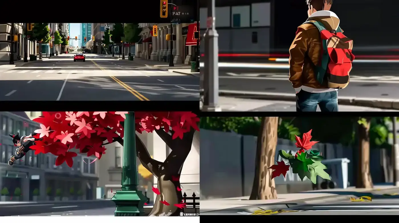 Contemporary Urban Vibe with Whimsical Elements - Midjourney sref style