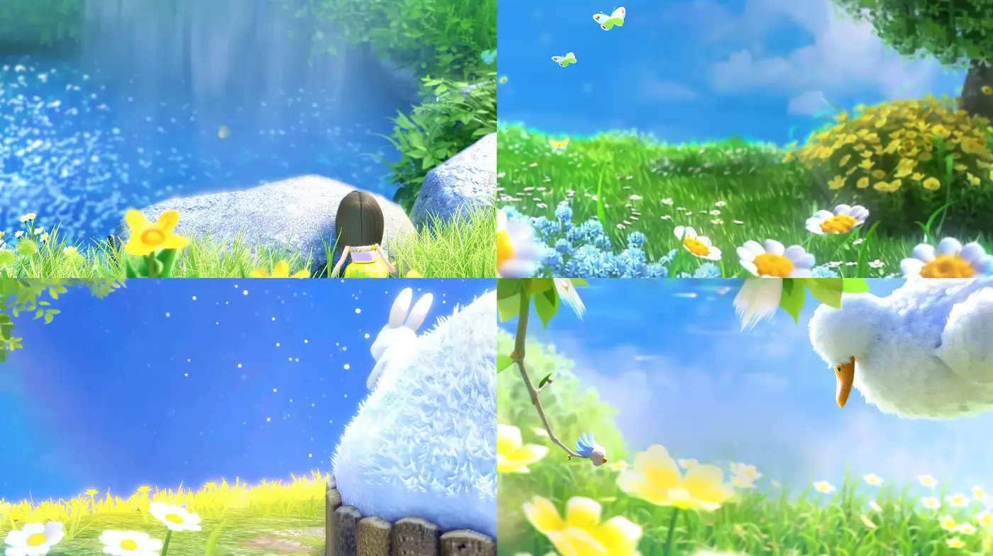 Ethereal Dreamscapes and Vibrant Pastoral Visions - Midjourney sref style