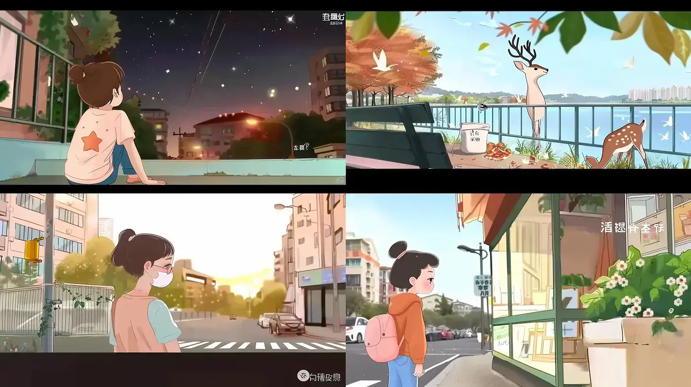 Captivating and Whimsical Illustrations with a Serene Touch - Midjourney sref style