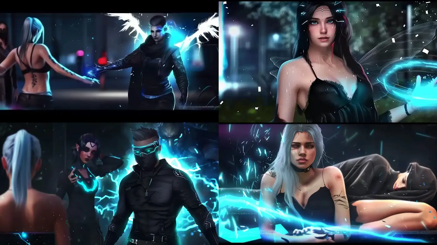 Neon Noir Cyber Synthesis: A Glowing Tale of Futuristic Ambiance - Midjourney sref style