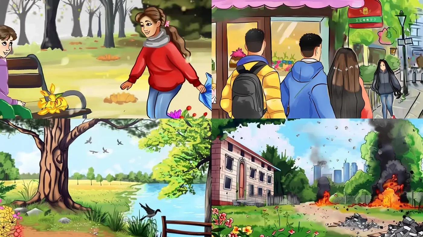 Consistent Luminescent Saturation: A Study of Harmonious Hues in Diverse Narrative Visuals - Midjourney sref style