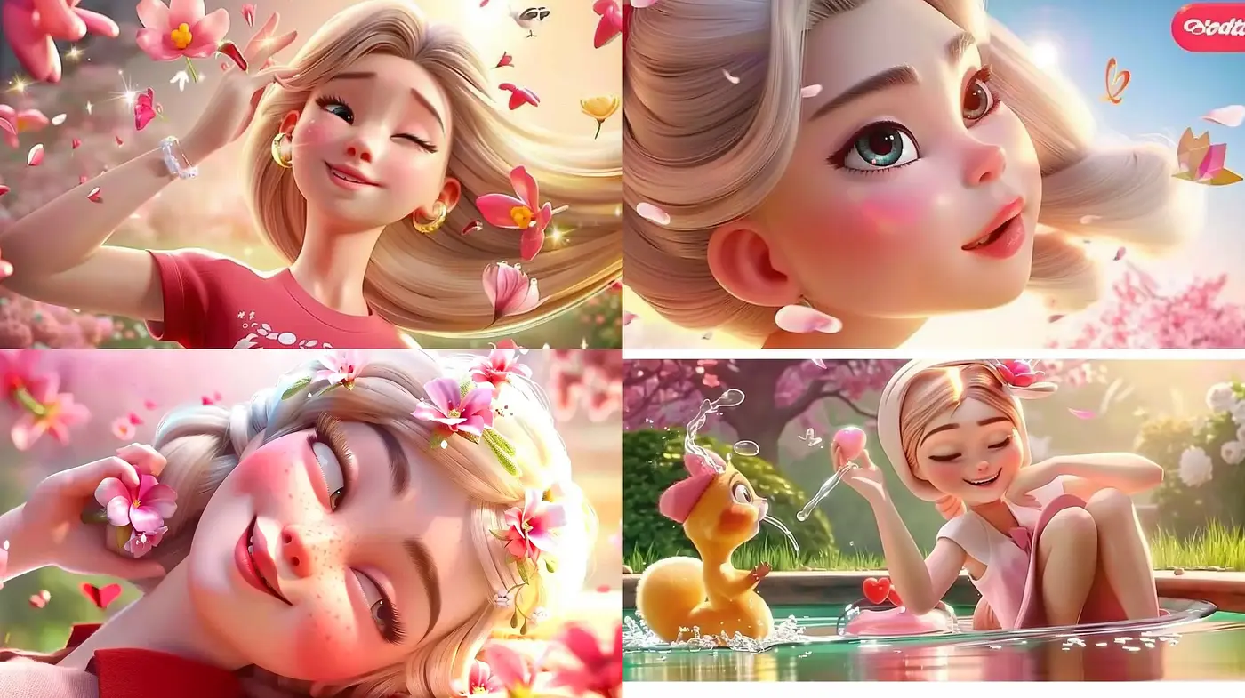 Enchanted Bloom: A Whimsical Journey through Pastel Fairy Tales - Midjourney sref style