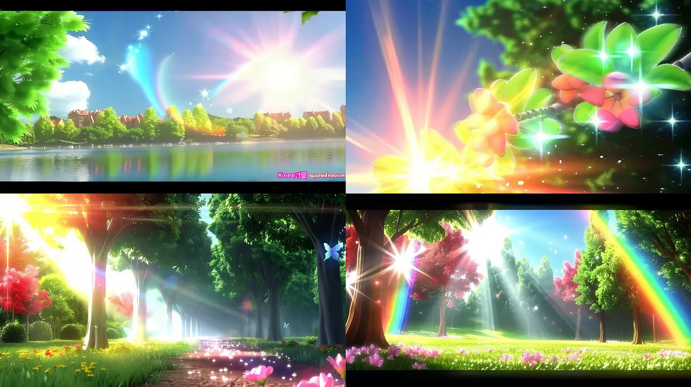 Luminous Dreamscape Impressions: A Study in Radiant Light and Idyllic Nature - Midjourney sref style