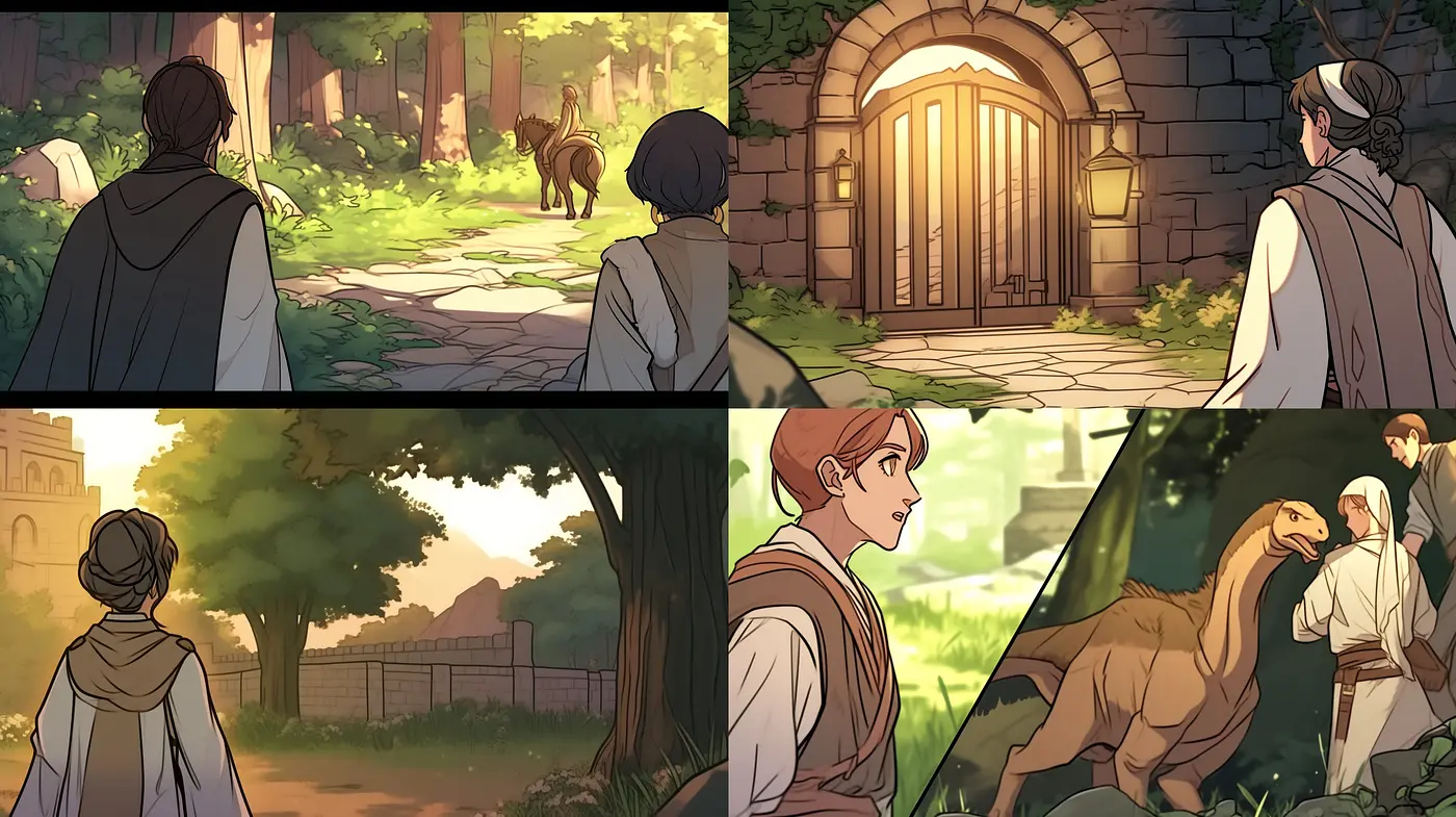 Consistent Pastoral Harmony: A Study in Tranquil Anime-Inspired Vignettes - Midjourney sref style