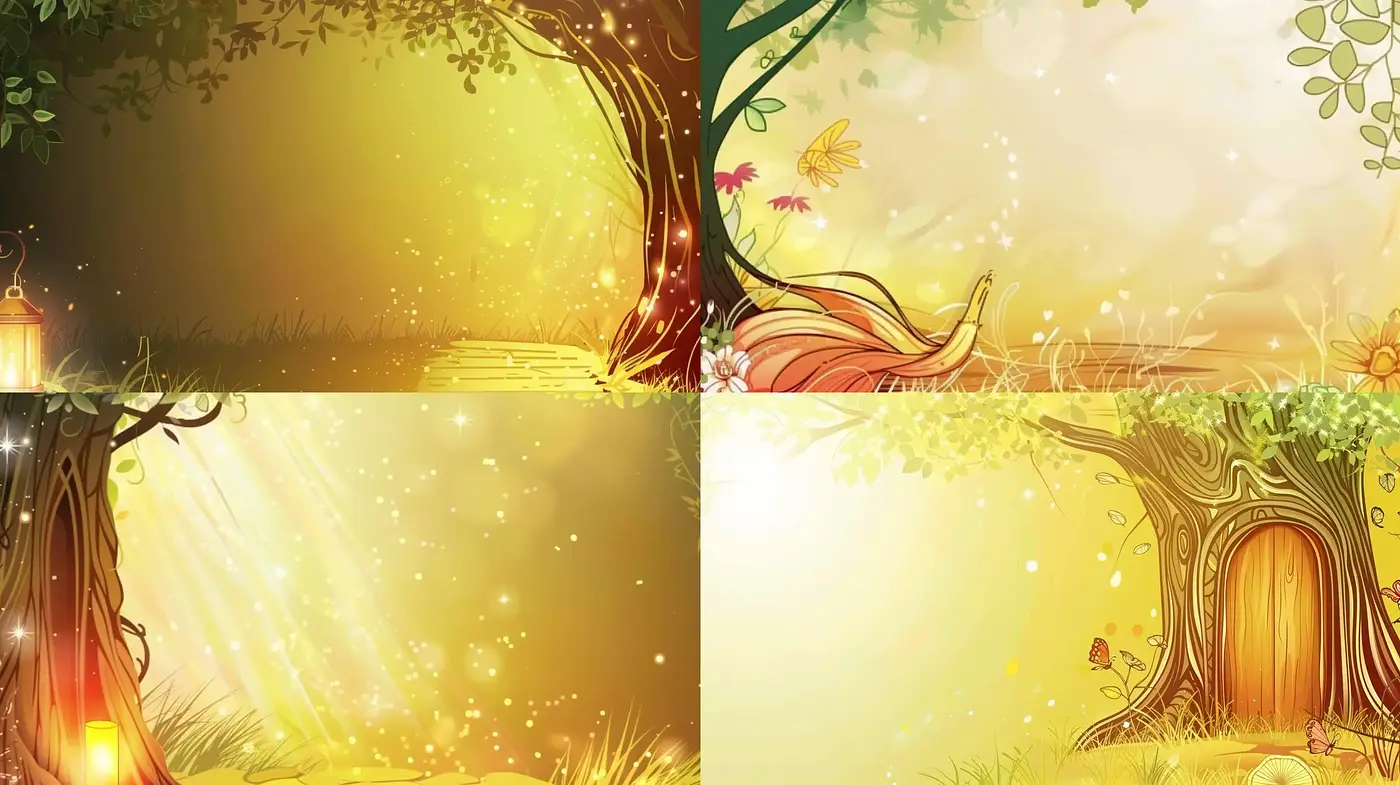 Enchanted Sunlit Forests and Whimsical Glades - Midjourney sref style