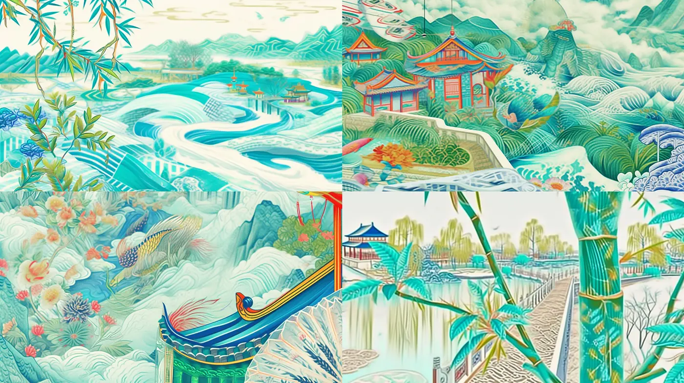 Ethereal Eastern Dreamscape: A Fusion of Traditional Asian Aesthetics in Surreal Pastel Hues - Midjourney sref style