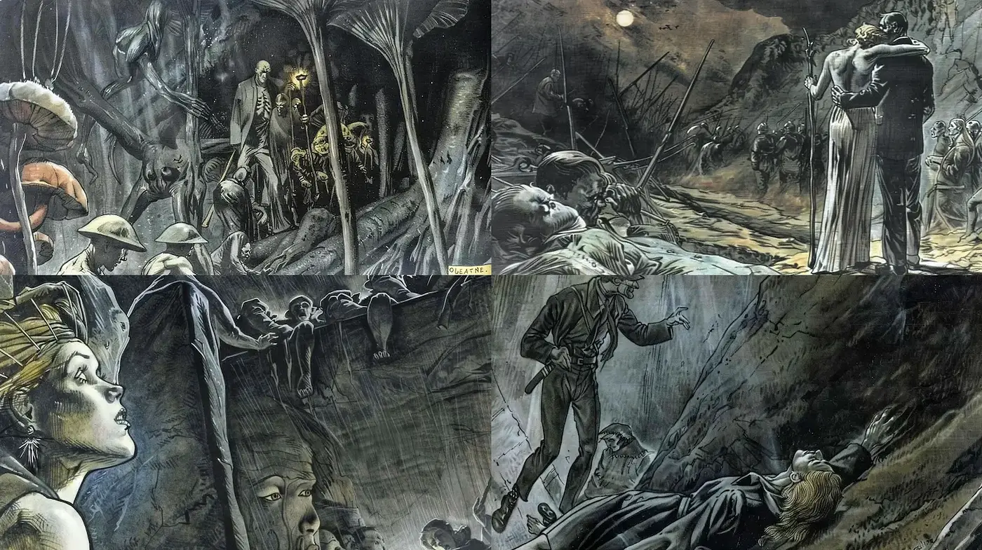 Surreal and Darkly Atmospheric Imagery with a Classic Artistic Influence - Midjourney sref style
