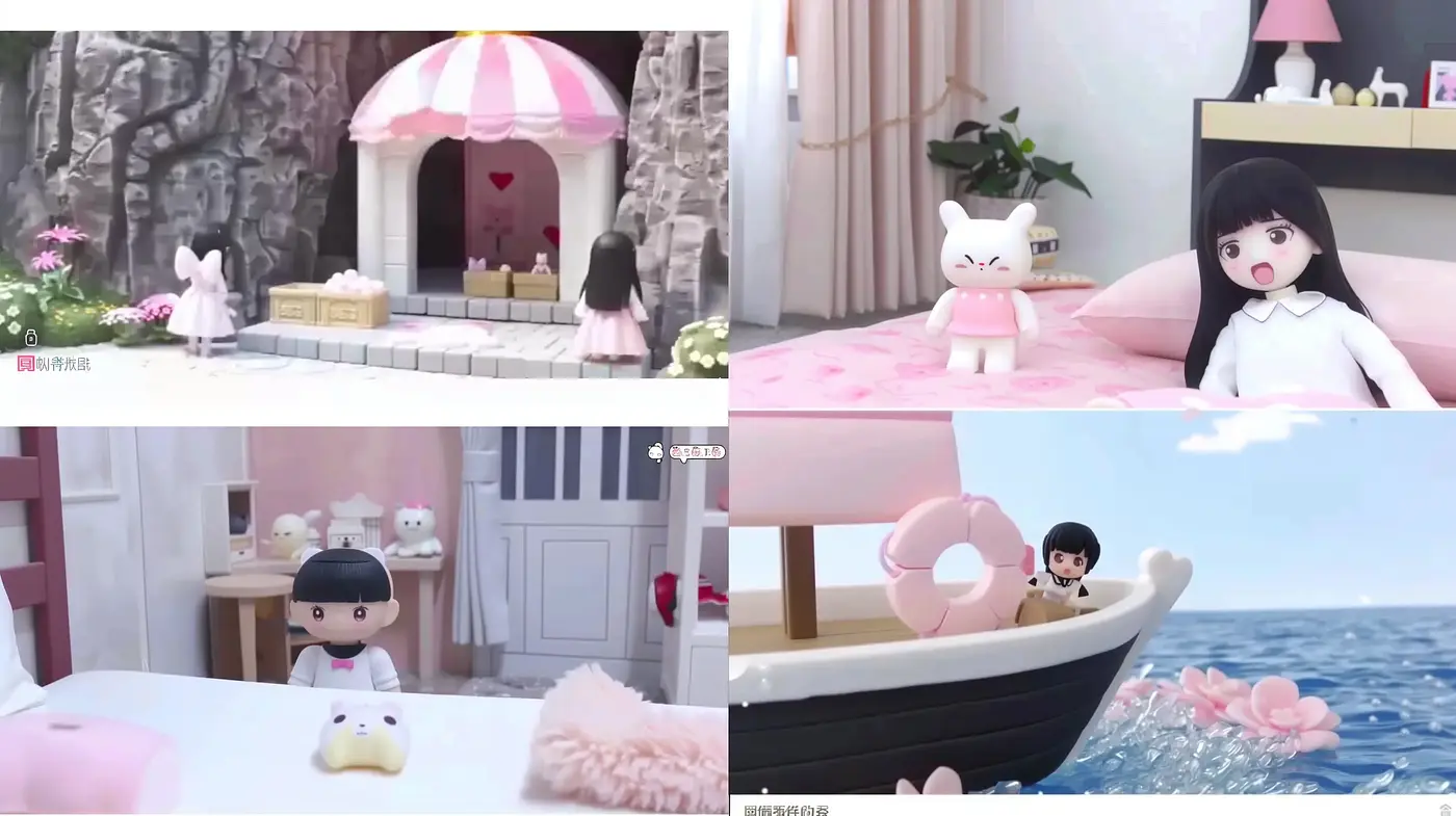 Whimsical Pastel Dreamscape with Contemporary Anime Influence - Midjourney sref style
