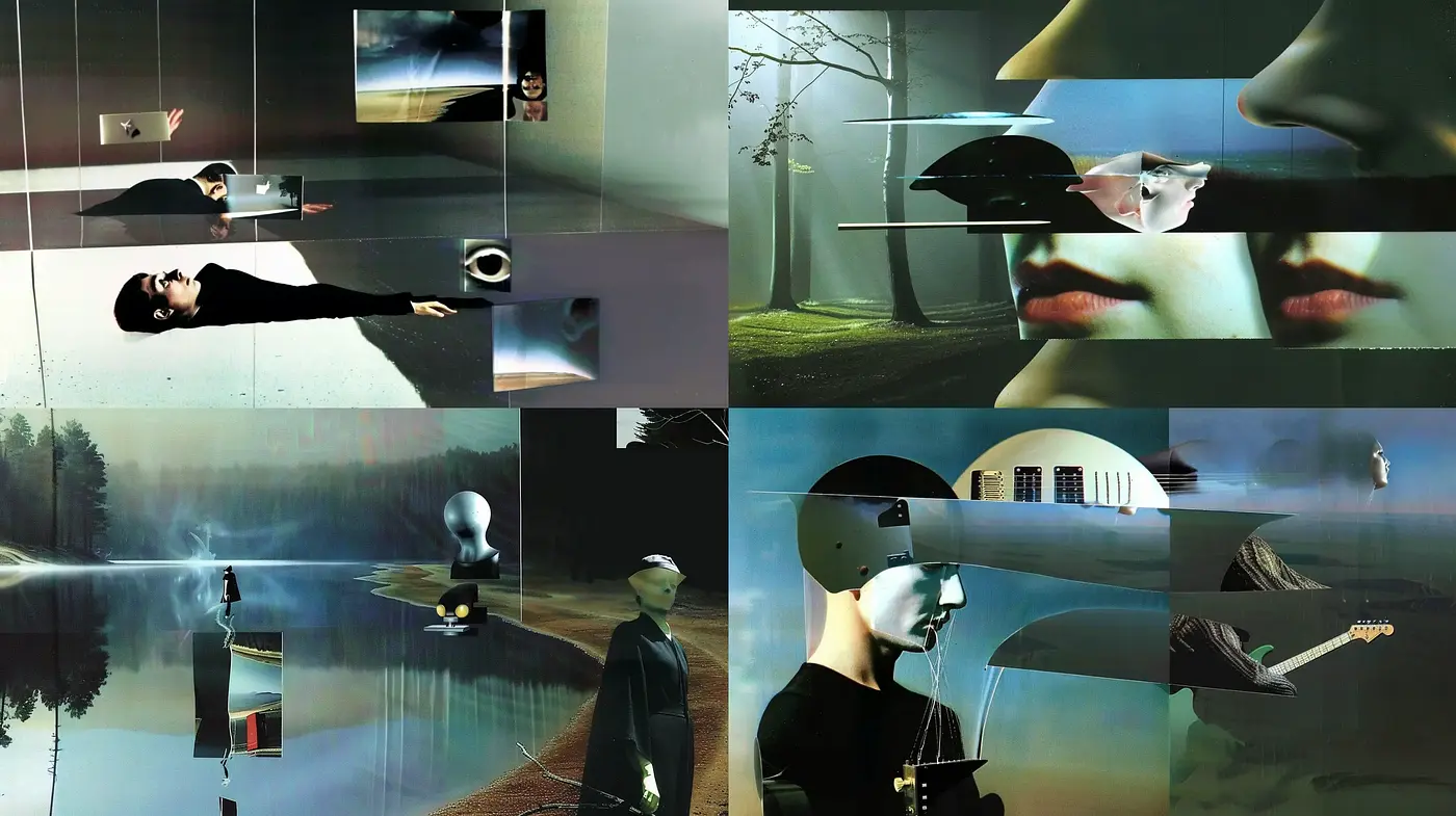 Surreal Dreamscape: A Homage to the Subconscious Mind - Midjourney sref style