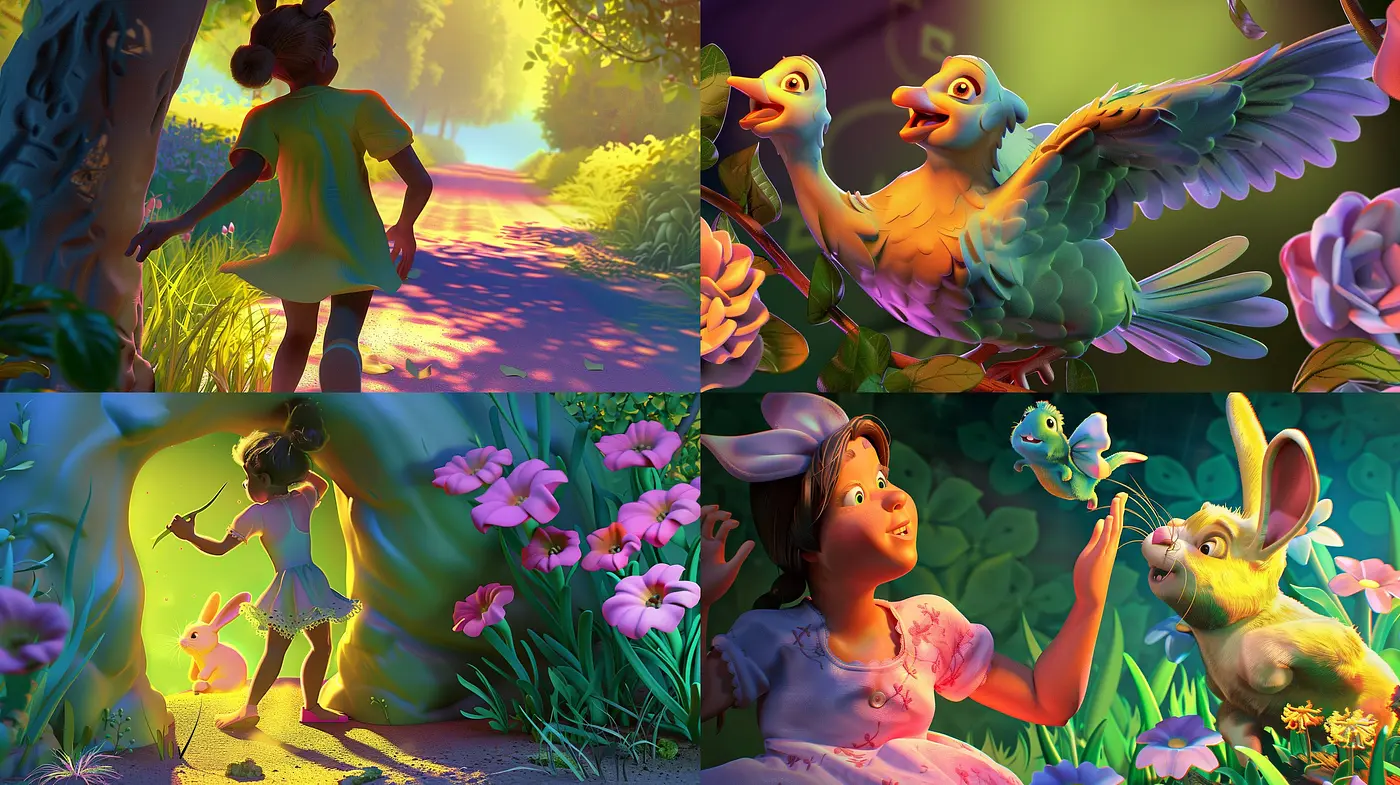Luminous Twilight Dreamscape: A Harmonious Blend of Surreal and Natural Elements - Midjourney sref style