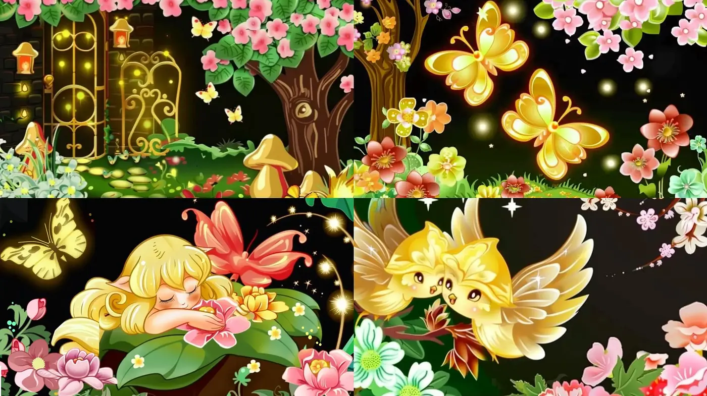 Enchanted Glow of Whimsical Fantasy - Midjourney sref style