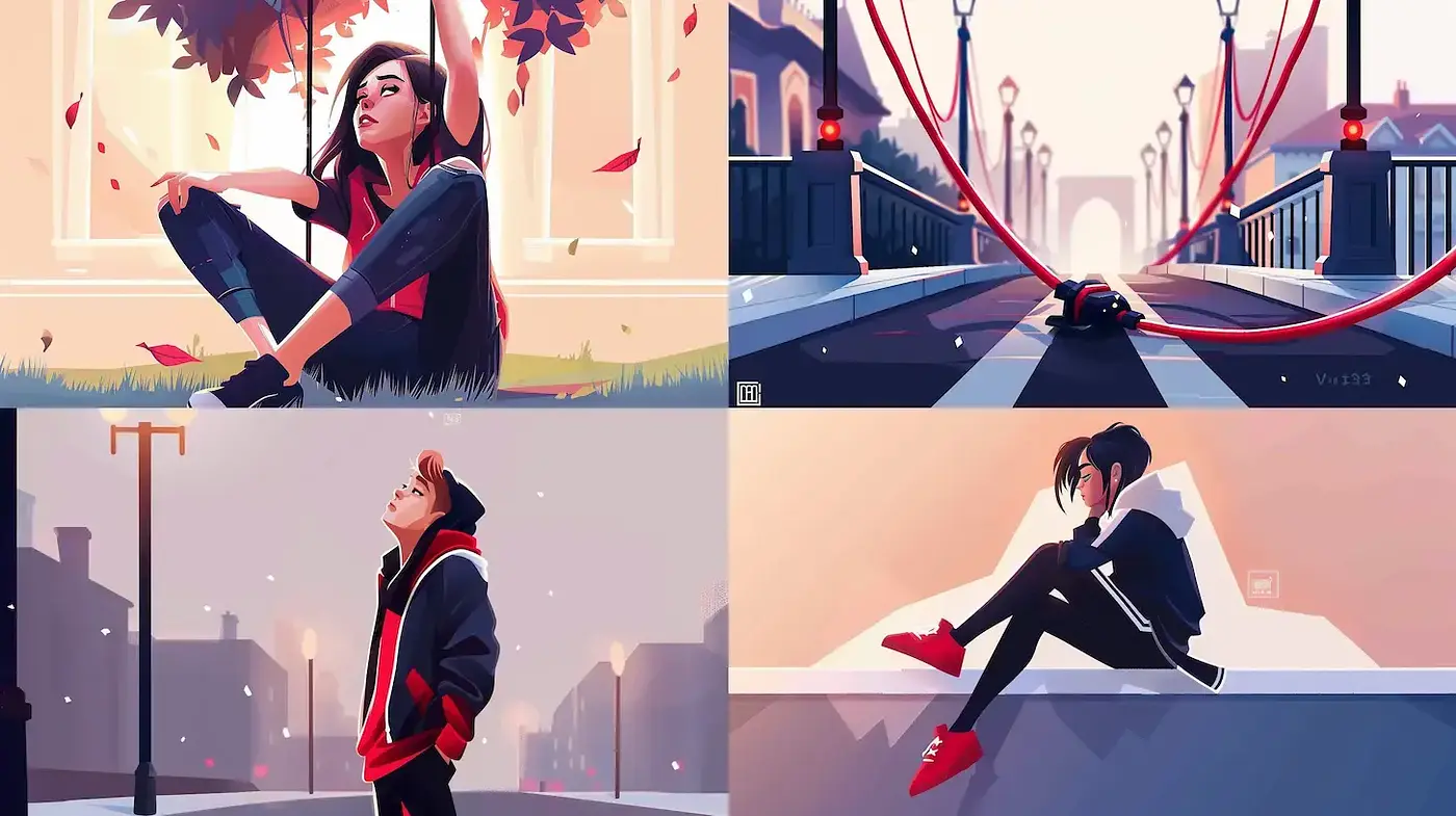 Contemporary Urban Aesthetic with Subtle Emotional Depth - Midjourney sref style