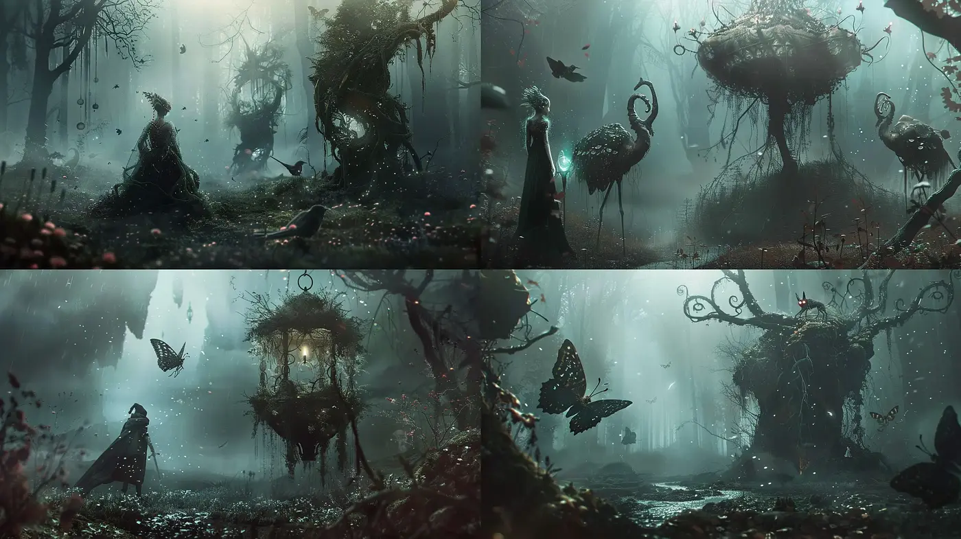 Ethereal Forest Enchantments: A Stylistic Exploration of Mystic Naturalism - Midjourney sref style