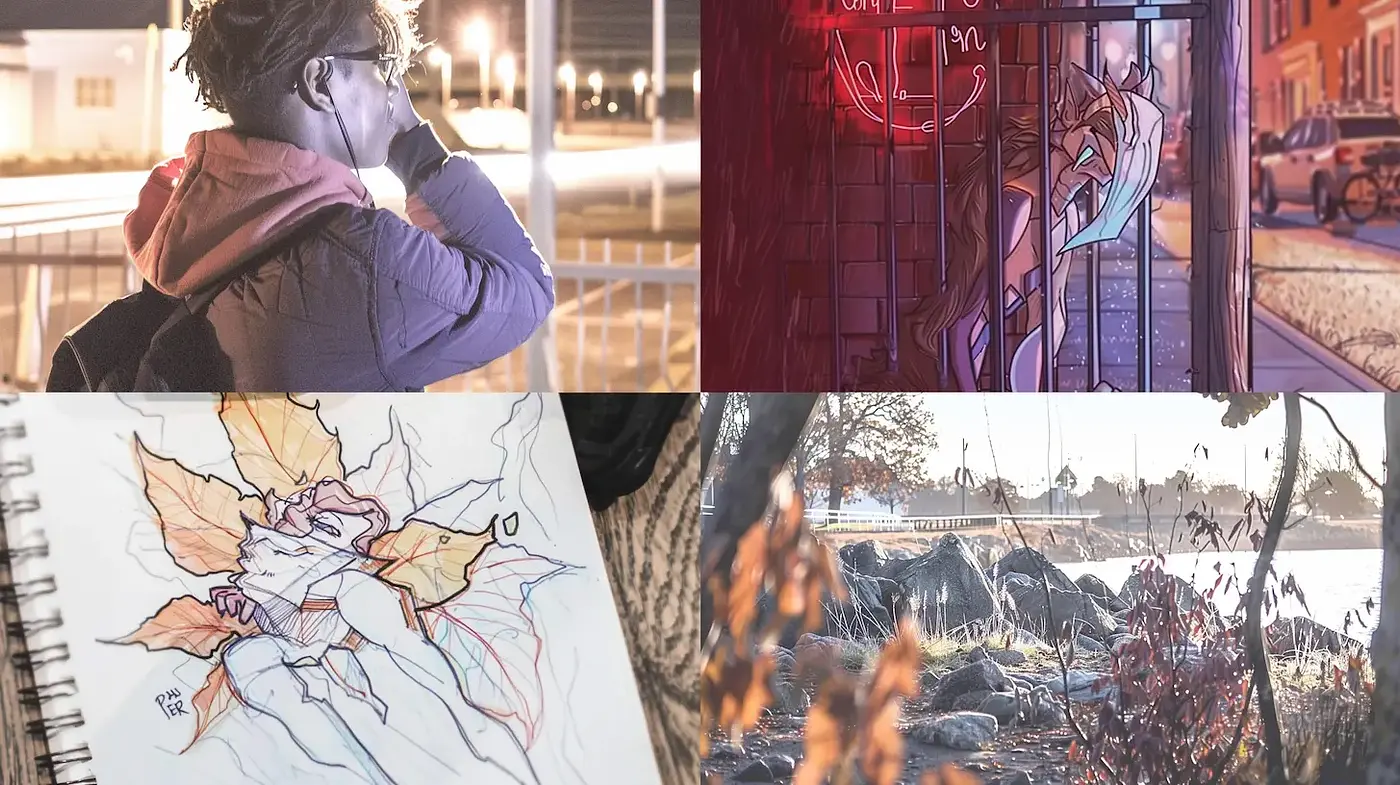 Dynamic visual storytelling with a blend of realism and illustrative style - Midjourney sref style
