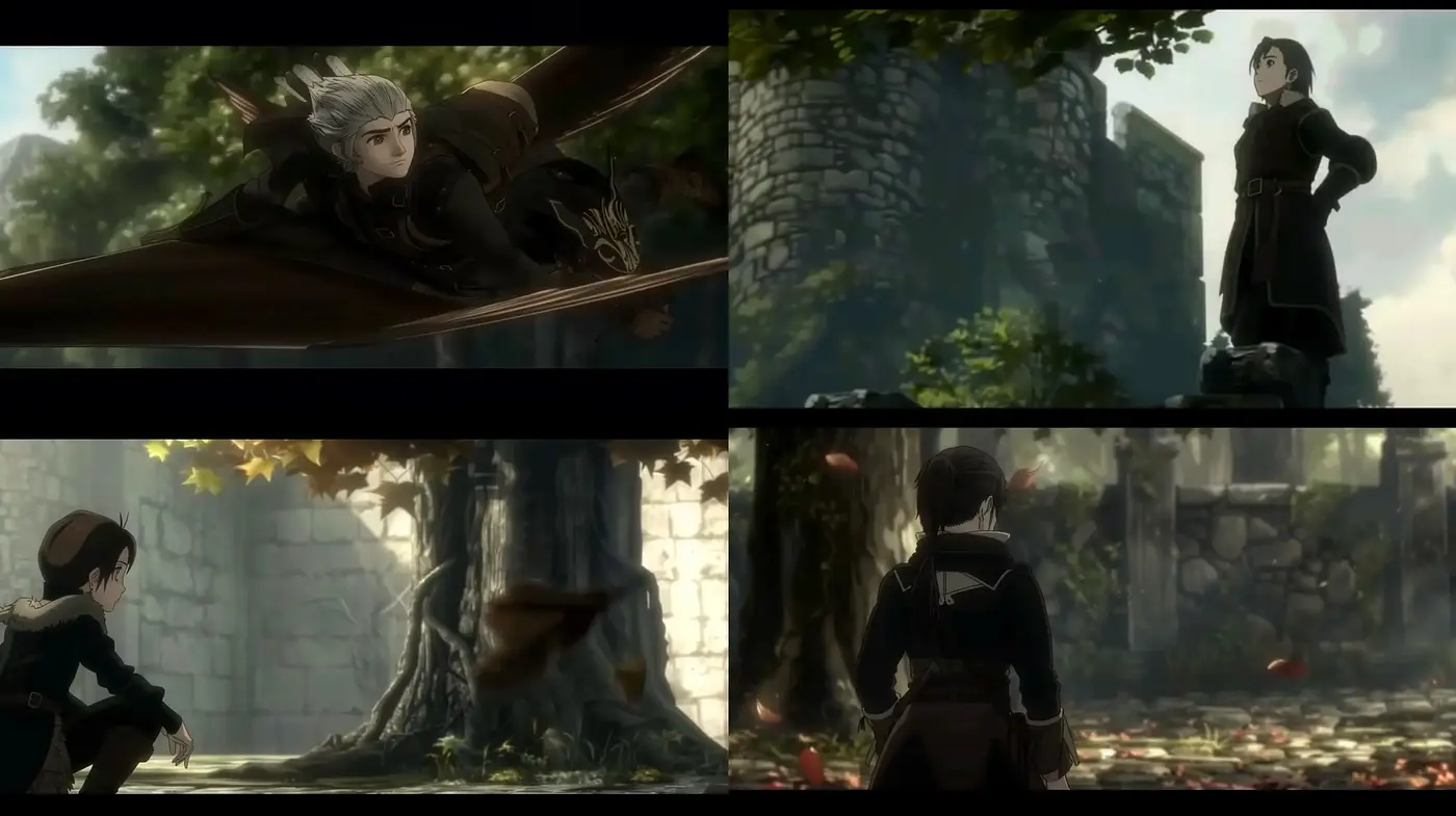 Ethereal Fantasy Animation with a Hint of Classical Painting - Midjourney sref style