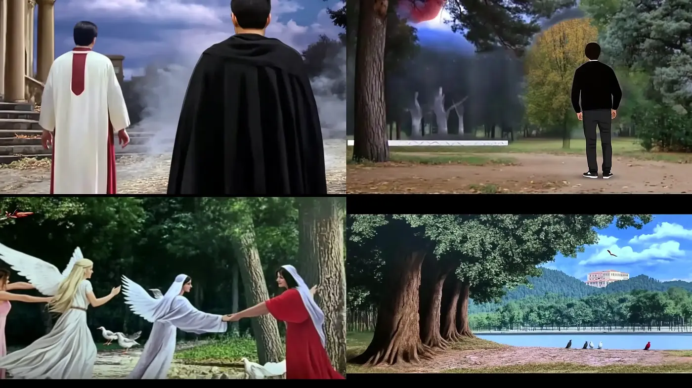 Cinematic Tableau with Surreal Undertones - Midjourney sref style