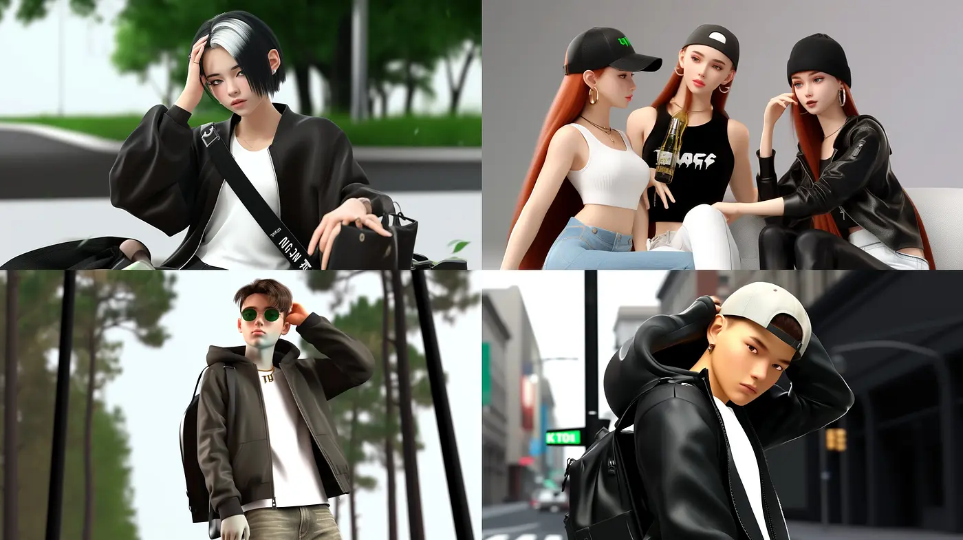 Contemporary Urban Sophistication with a Monochromatic Tint - Midjourney sref style