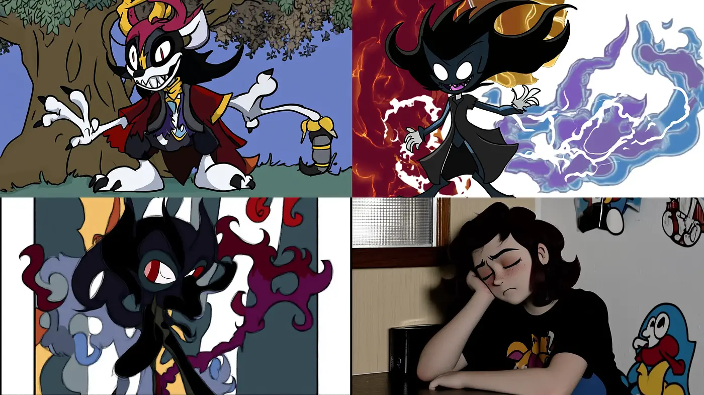 Dynamic Cartoon Expressionism with Surreal Overtones - Midjourney sref style
